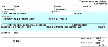 Transferència Opinion People